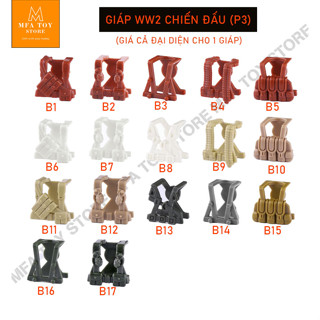 Đồ chơi lắp ráp swat army, mô hình đồ chơi - Giáp chiến đấu WW3 (P3)