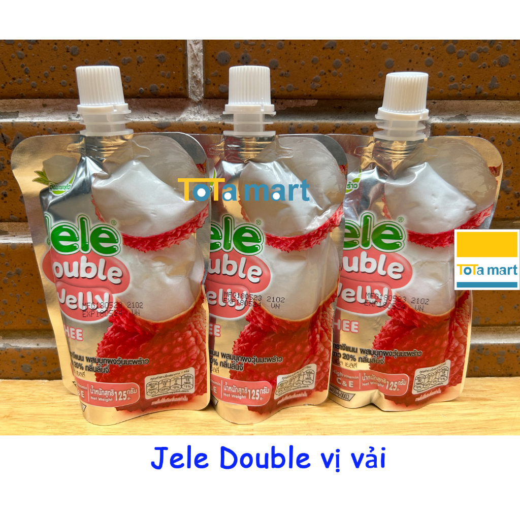 Nước trái cây thạch JELE Beautie Thái Lan 150g/gói