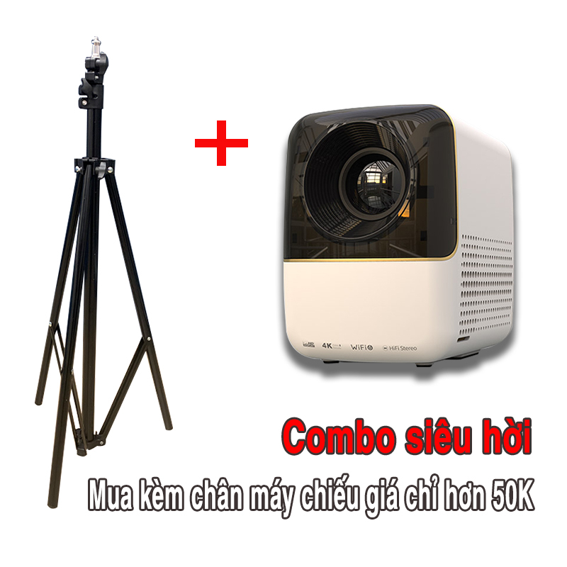 Máy Chiếu Mini Beemi H1 Full HD 1080P Wifi, Bluetooth HDMI USB AV Hệ Điều Hành Android 9.0 Bảo Hành 6 Tháng