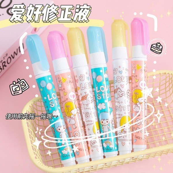 Bút xóa nước tròn, vuông nhiều hình dễ thương cute xinh xỉu