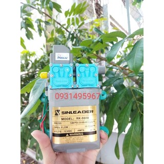 Máy bơm nước mini 12v phun sương, phun thuốc trừ sâu.