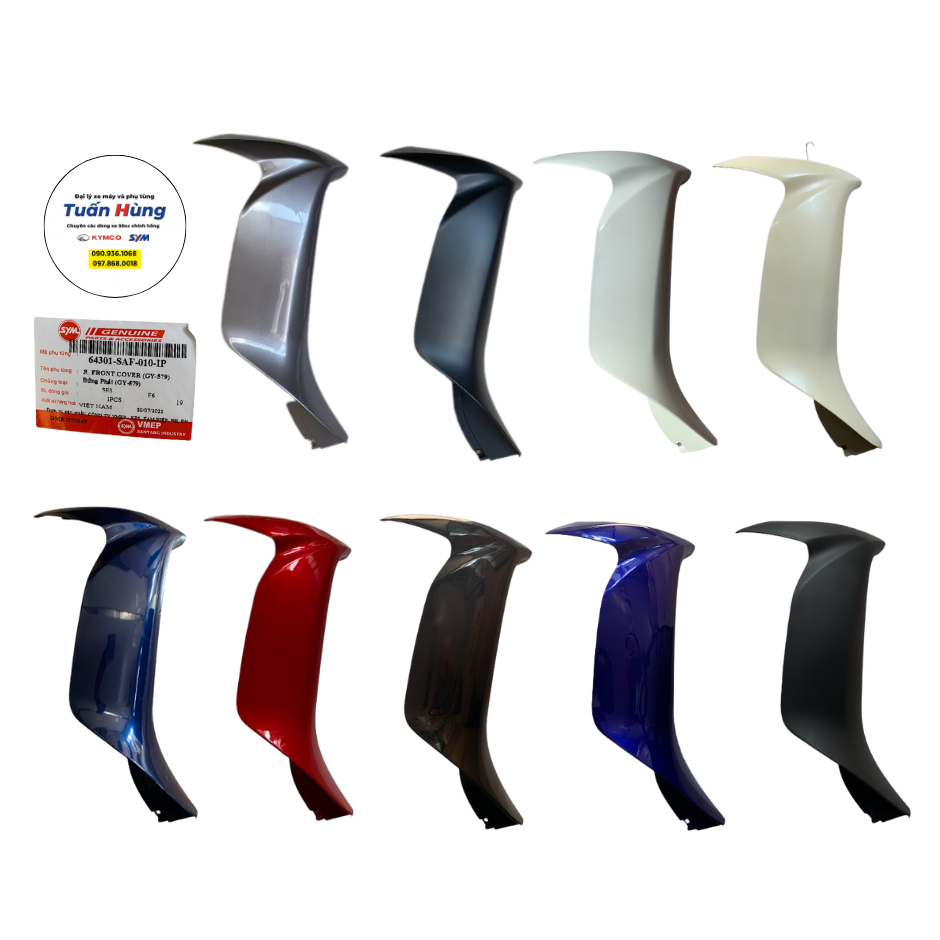 Bửng xe Elgant SYM đủ màu