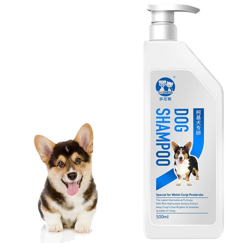 Sữa tắm dành cho chó Corgi dưỡng lông sáng lông khử mùi hôi chai 500ml Mooki Pet