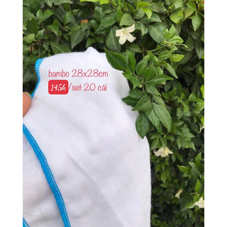 Khăn sữa sợi tre 100%