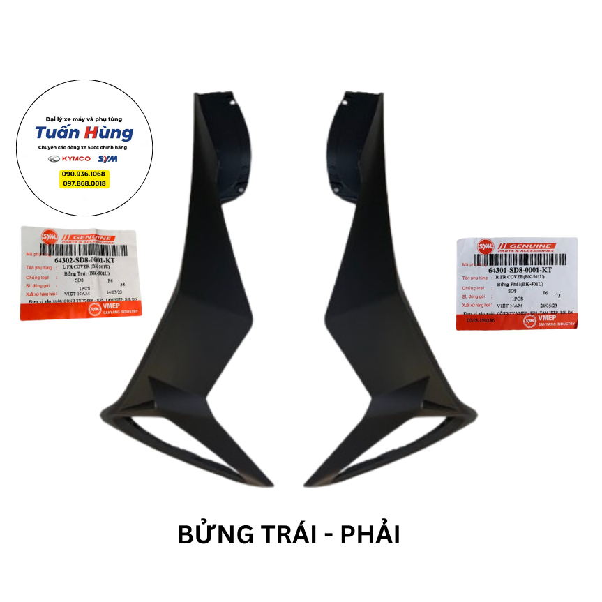 Bửng xe Elegant đời sau SYM đủ màu