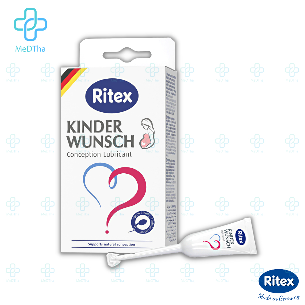 Gel Ritex Kinderwunsch Đức - Gel Tạo Môi Trường Kiềm, Bôi Trơn, Dưỡng Ẩm, Hỗ Trợ Thụ Thai