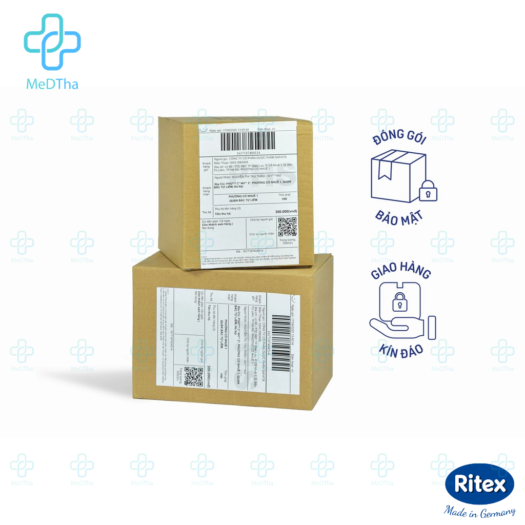 Gel Ritex Kinderwunsch Đức - Gel Tạo Môi Trường Kiềm, Bôi Trơn, Dưỡng Ẩm, Hỗ Trợ Thụ Thai