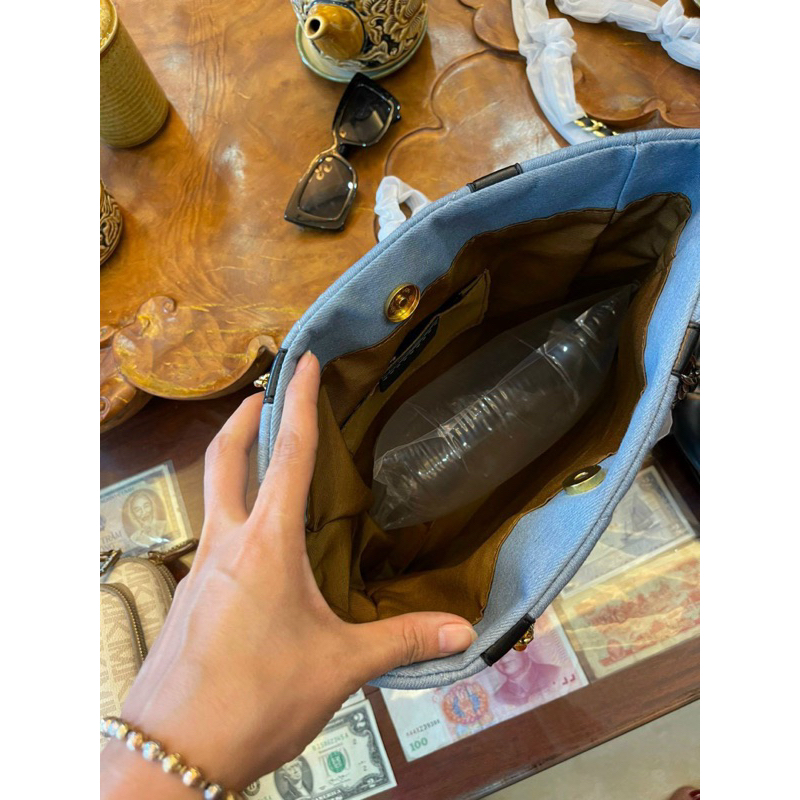 Túi Xách Nữ Túi Công Sở Tote Xanh Bò Siêu Hót