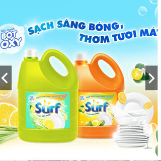 Nước rửa chén surf chai hương tắc / chanh xả 3.6kg