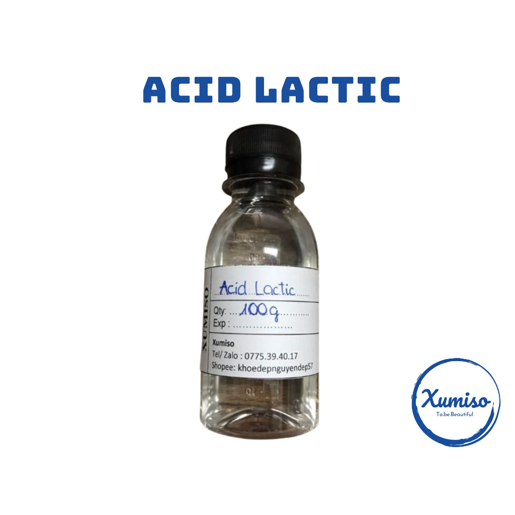 Acid Lactic - Tẩy tế bào chết - nguyên liệu mỹ phẩm - Xumiso - 100G