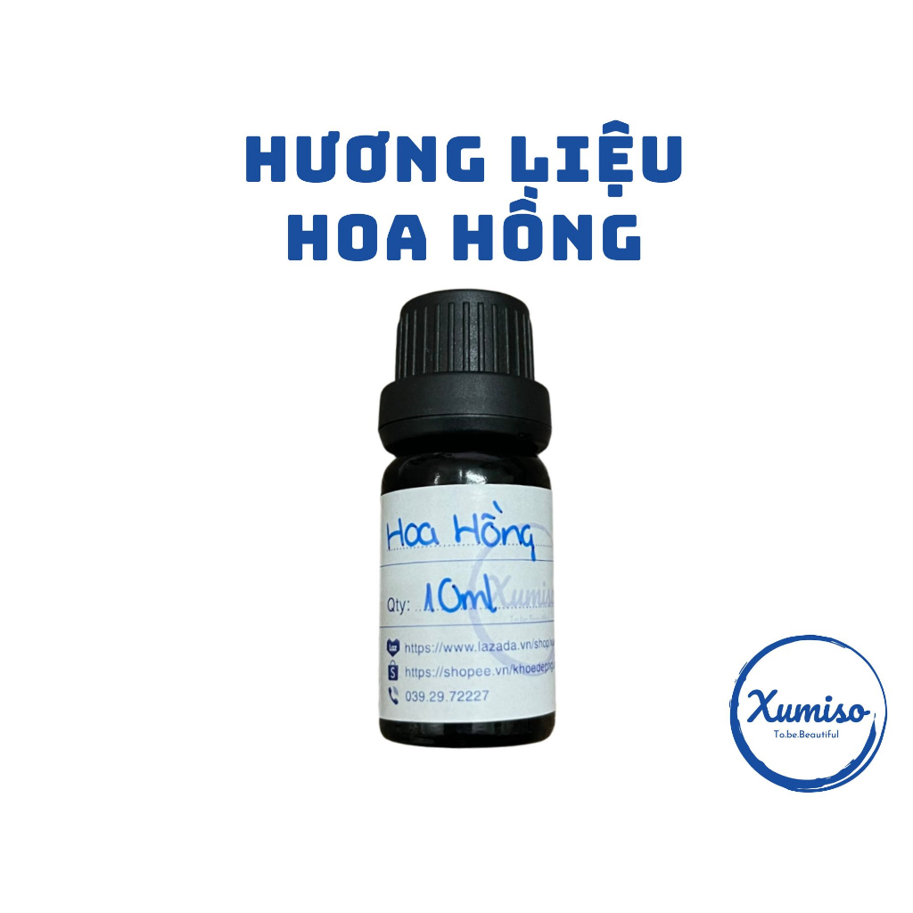 Hương hoa hồng - hương liệu mỹ phẩm - Xumiso 10mL