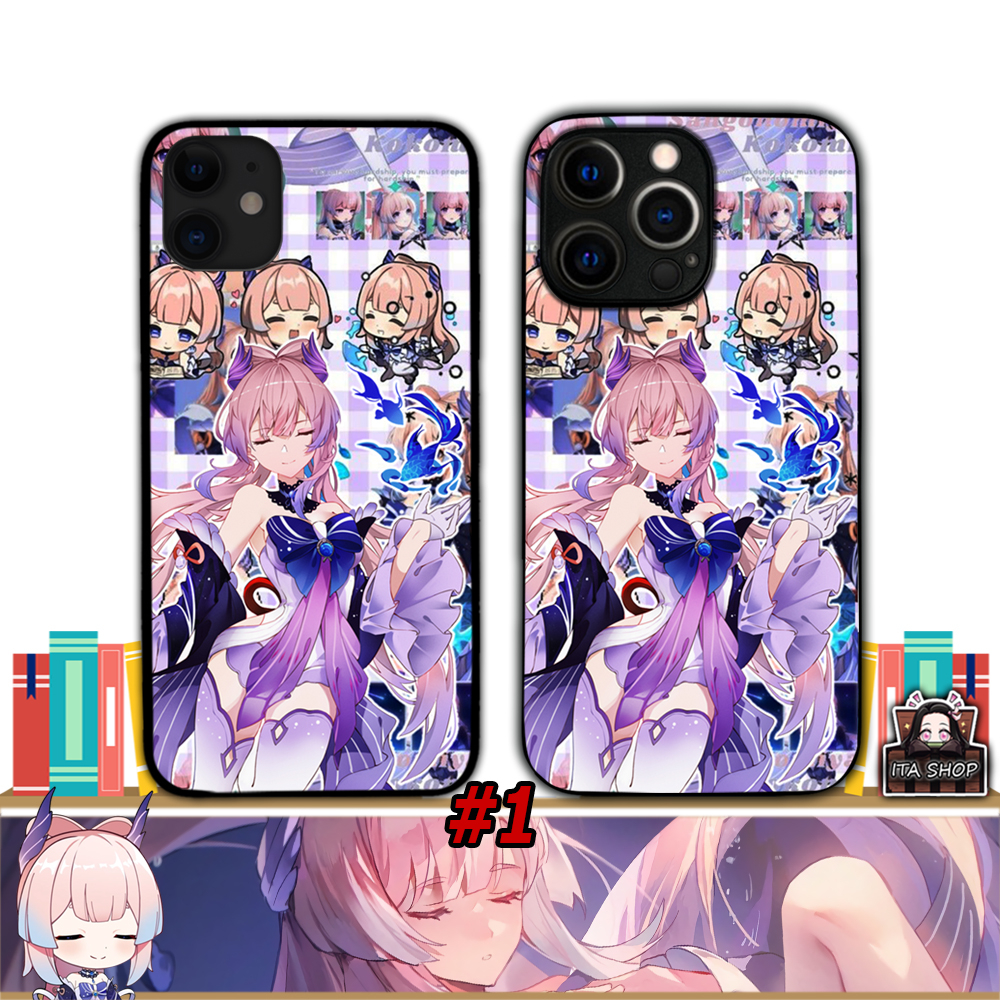 Ốp Lưng IPHONE 6 6s 7 8 7+ 8+ X Xs Max Xr 11 pro max 12 pro 13 pro 14 Pro Plus IP Anime - Kokomi - G