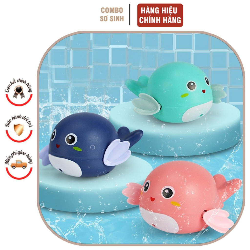 Đồ Chơi Nhà Tắm Ngộ Nghĩnh Chạy Cót Bơi Lội Dưới Nước Cho Bé, Chất Liệu Nhựa Cao Cấp Không Mùi  An Toàn