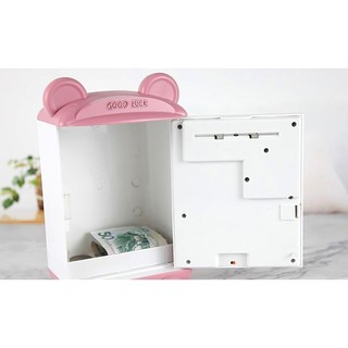 Két Sắt Mini Thông Minh Cho Bé Hình Mèo