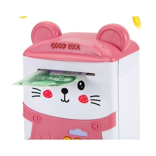 Két Sắt Mini Thông Minh Cho Bé Hình Mèo