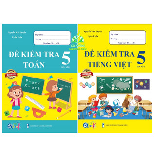Sách - combo đề kiểm tra toán và tiếng việt 5 - học kì 2