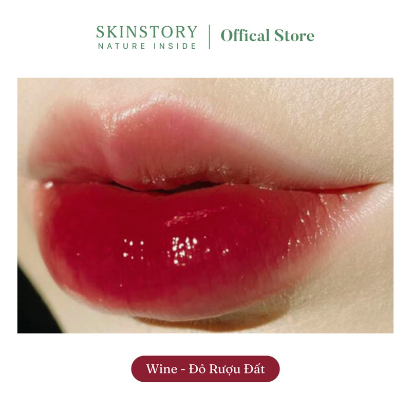 Son dưỡng môi có màu, căng mọng, mềm mịn Shiny Balm 5,5gr, dưỡng môi căng bóng, Skinstory Việt Nam