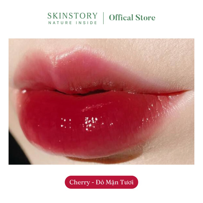 Son dưỡng môi có màu, căng mọng, mềm mịn Shiny Balm 5,5gr, dưỡng môi căng bóng, Skinstory Việt Nam