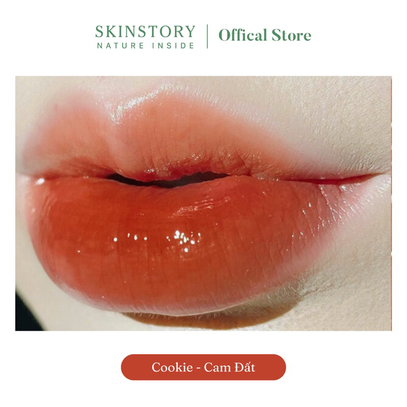 Son dưỡng môi có màu, căng mọng, mềm mịn Shiny Balm 5,5gr, dưỡng môi căng bóng, Skinstory Việt Nam