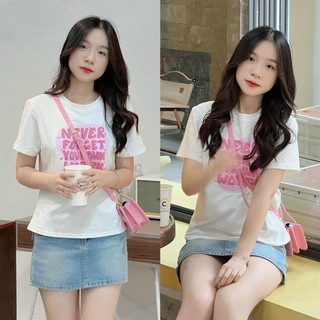 Áo babytee in hình trái tim tay ngắn cổ tròn
