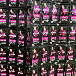 10 gói dầu gội sunsilk đen óng mượt rạng ngời