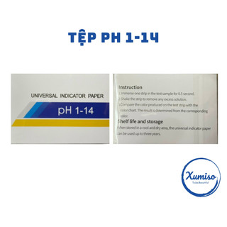 Giấy quỳ đo pH - Giấy đo thí nghiệm - Xumiso 1 tệp