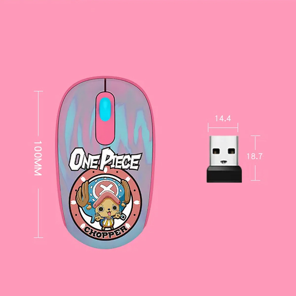 Chuột chơi game AKKO AG325 One Piece, Dragon Ball - Chuột không dây 2.4 gHz