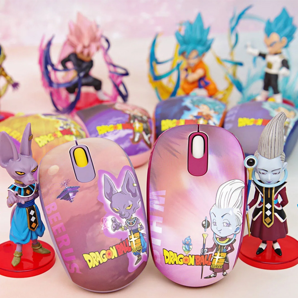 Chuột chơi game AKKO AG325 One Piece, Dragon Ball - Chuột không dây 2.4 gHz