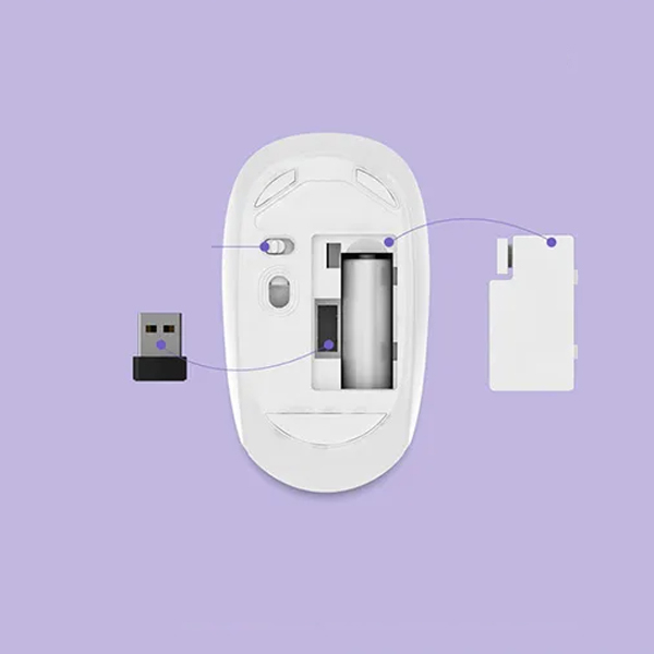 Chuột chơi game AKKO AG325 One Piece, Dragon Ball - Chuột không dây 2.4 gHz