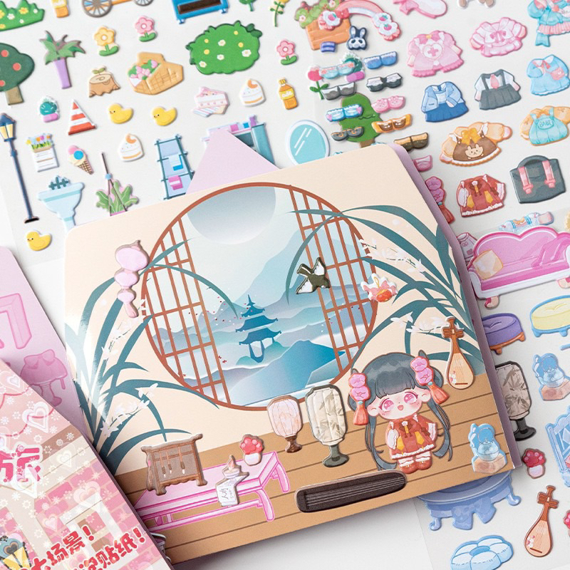 Sổ Hình Dán Sticker Nhật Ký Công Chúa Siêu Xinh Cho Bé