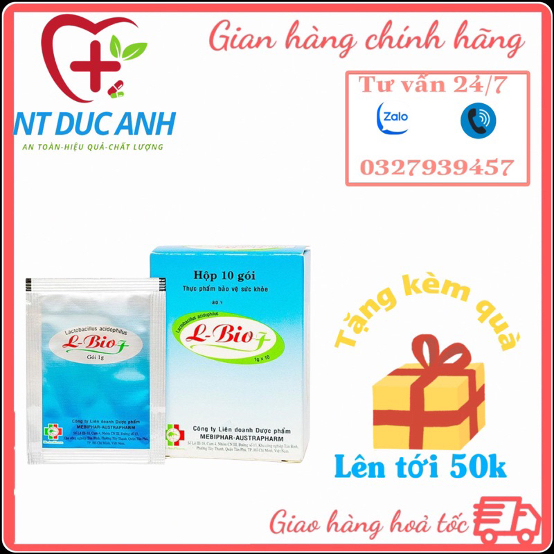 Men Vi Sinh L-Bio F Hộp 10 gói
