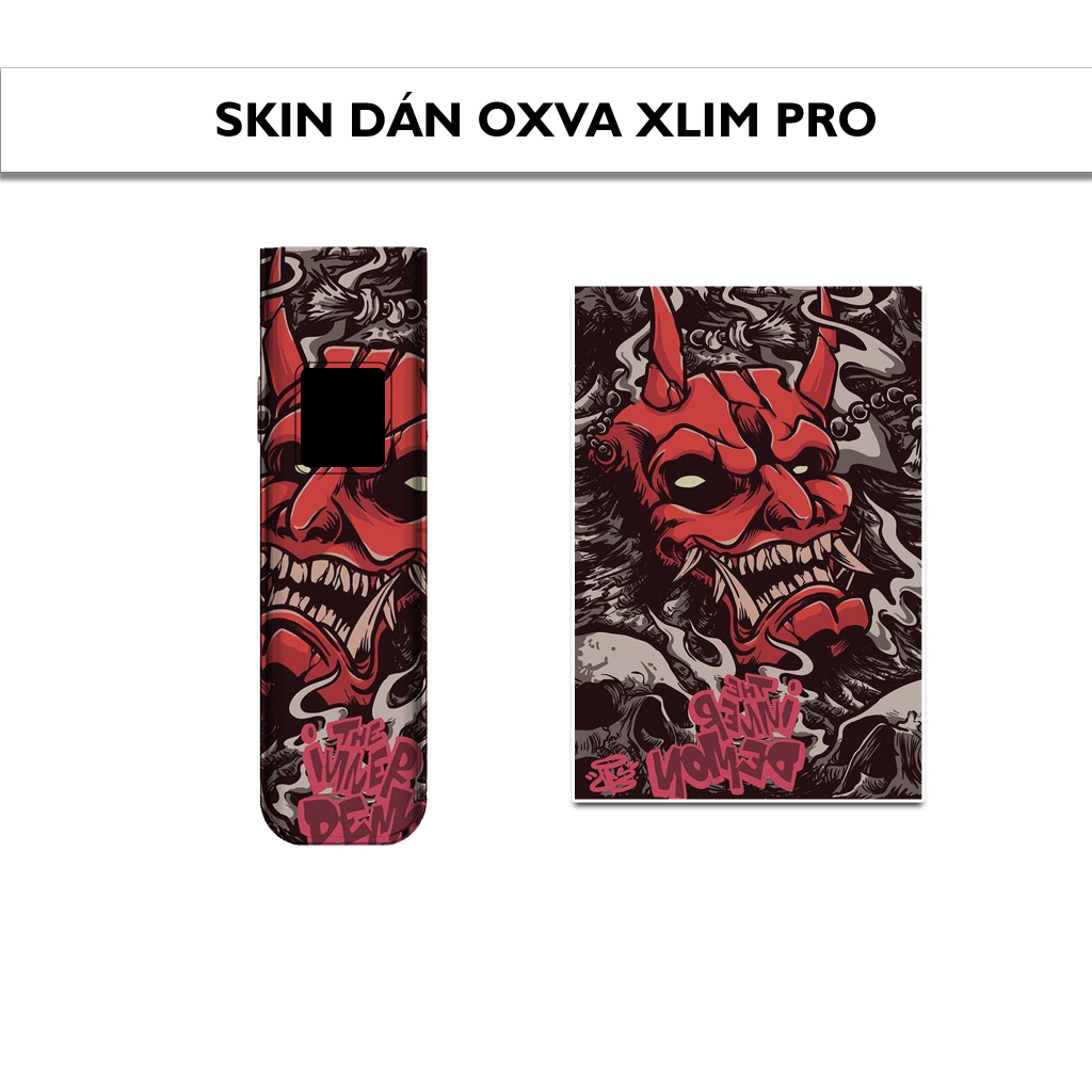 Miếng dán Skin X-lim Pro phủ kim tuyến in hình tự chọn cho x-lim v2/ Riil X