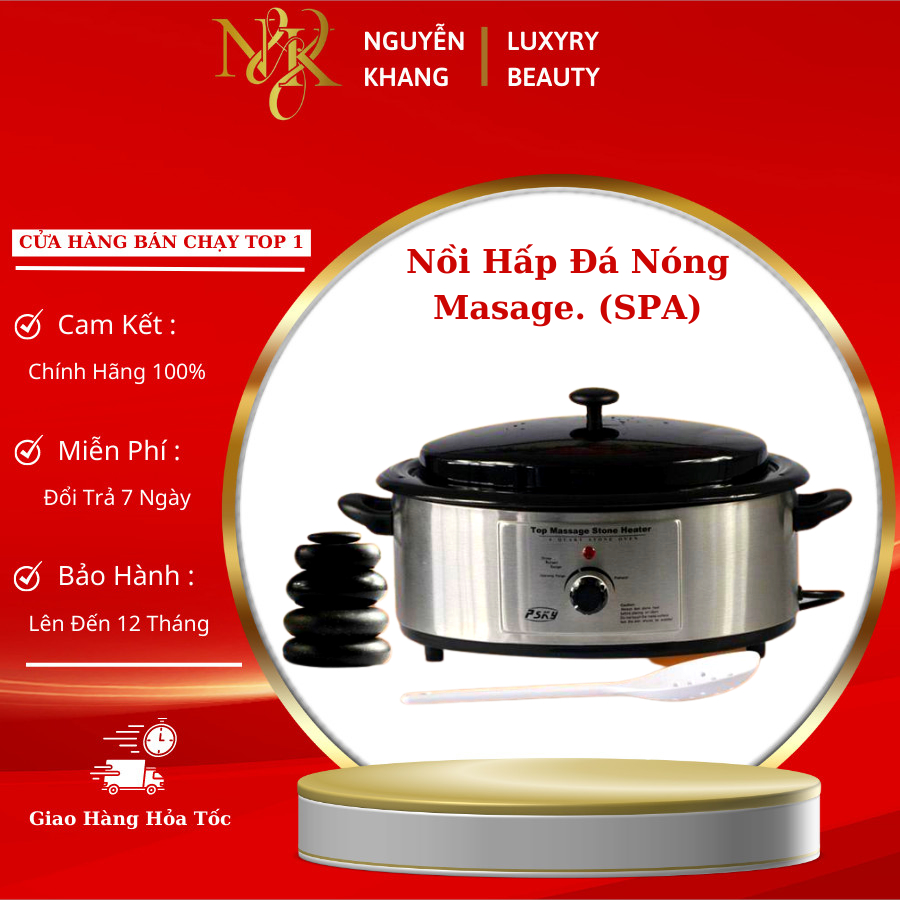 Nồi Hấp Đá nóng Massage Dody Chuyên Dụng Cho SPA Thẩm Mỹ Viện. [ Bảo Hành 12 Tháng]