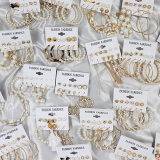 Sỉ/lẻ Set 20 bông tai thời trang ngẫu nhiên giá 9k nhà LIKELY
