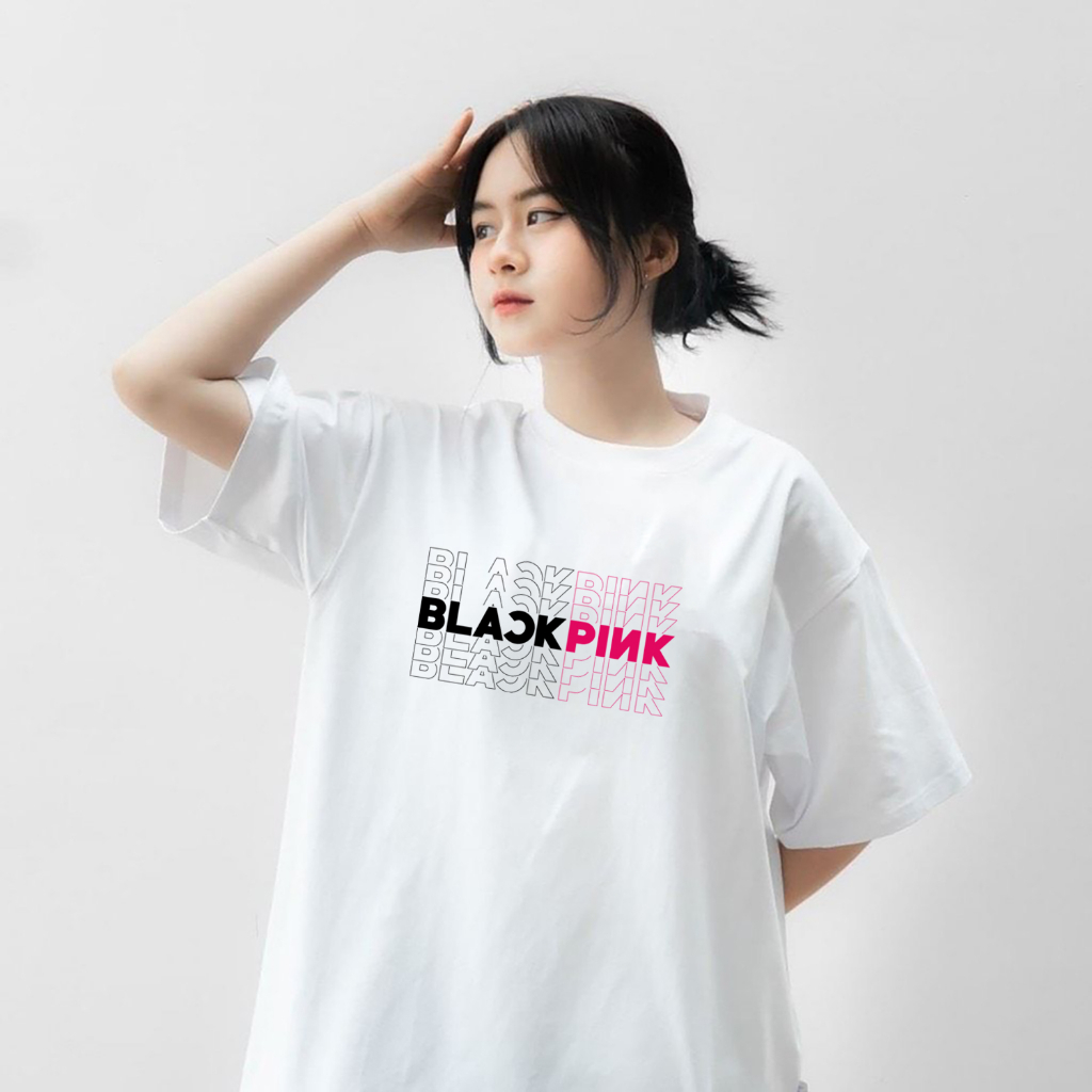 Áo thun baby tee siêu cute blackpink-1, áo phông unisex nam nữ chất thun cotton thoáng mát