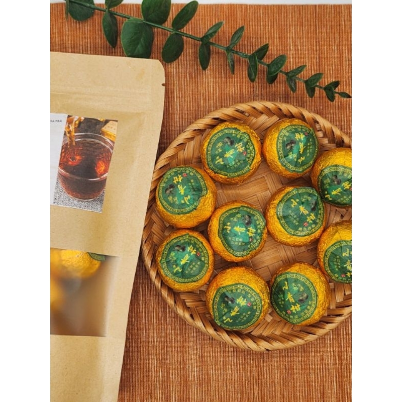 Trà phổ nhĩ quýt cao cấp 1 viên Tinh Hoa Trà Thảo Mộc Món Qùa Từ Thiên Nhiên