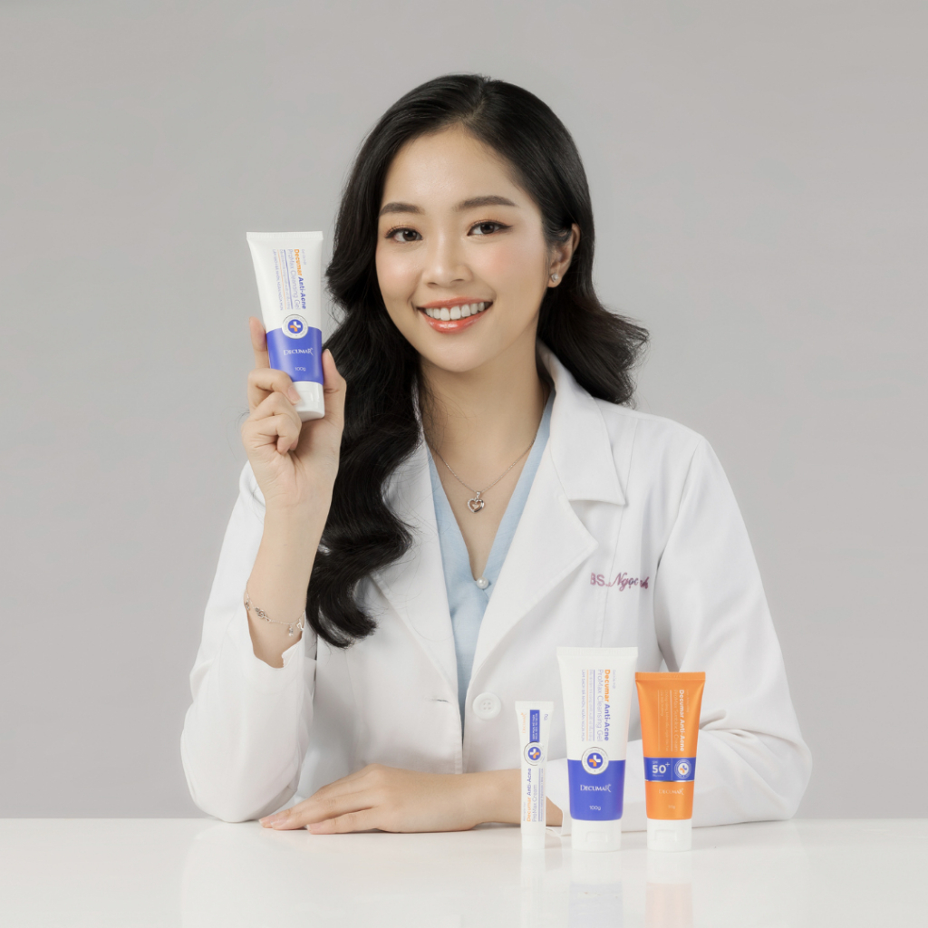 Combo Decumar ProMax Anti-Ance sữa rửa mặt và kem chống nắng làm sạch, ngừa mụn - DH Beauty