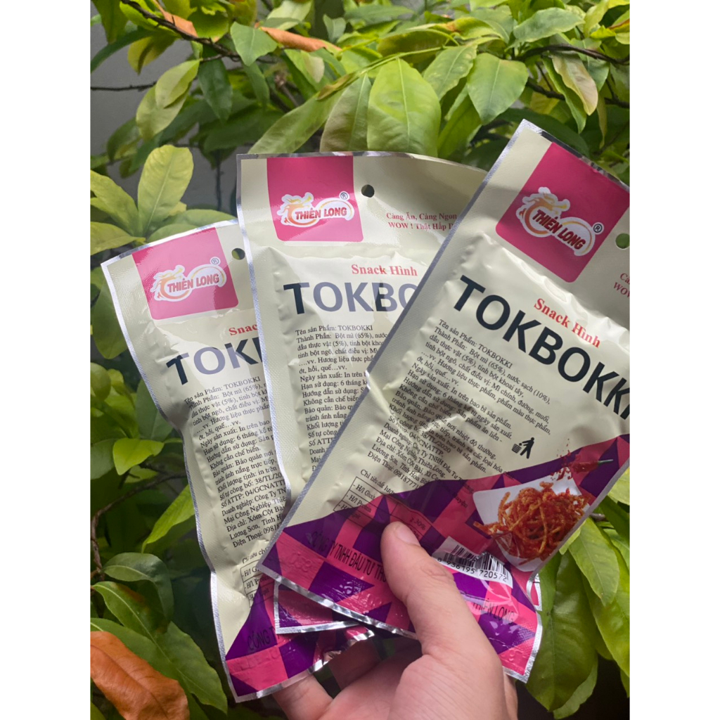 gói snack Tokbokki 25g