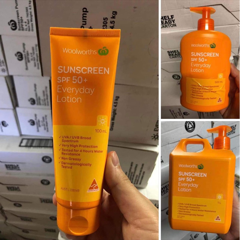 Kem chống nắng Woolworth SPF 50+