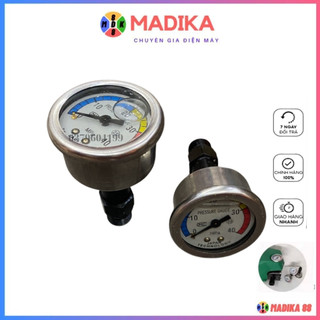 Đồng hồ đo áp lực máy rửa xe mini - phụ kiện máy rửa xe cao áp