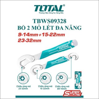 Bộ 2 mỏ lết đa năng total tbws09328