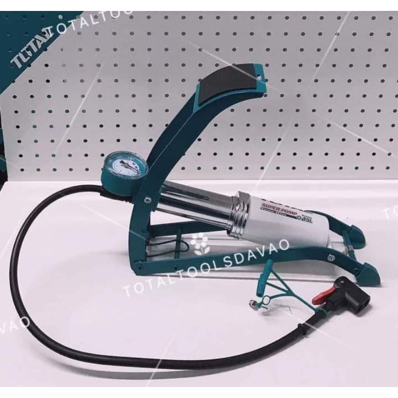 Bơm hơi lốp xe đạp chân TOTAL TMPP5511