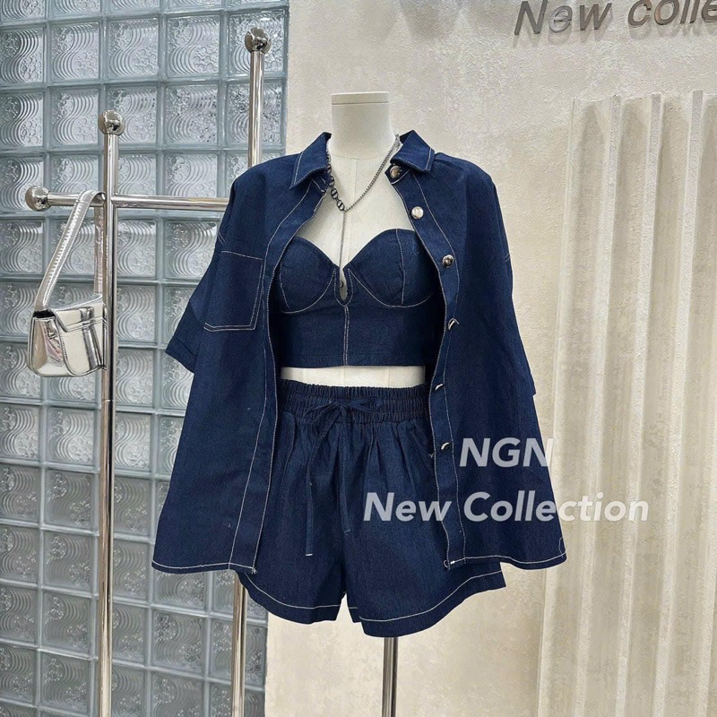 SET BỘ BÒ 3CT CÚP NGỰC KHUY BẤM
