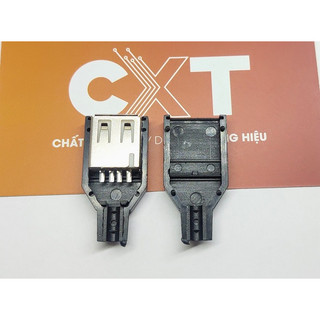 Cổng usb 2.0 cái type a 4p chân thẳng hàn dây