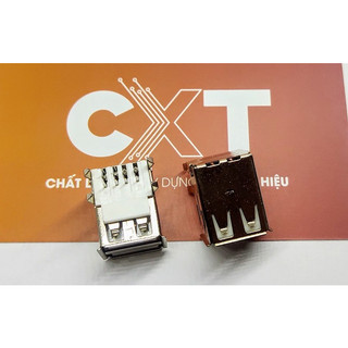 Cổng USB A cái đôi chân cắm cong