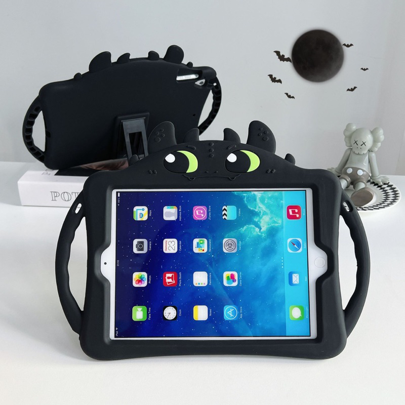 ốp lưng ipad hình rồng đen dragon ipad mini 1/2/3/4/5/air1/2/gen5/6/air3/10.2/10.5/gen7/8/9