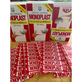 Băng cá nhân vải MONOPLAST Thái Lan( vỉ 4 miếng)