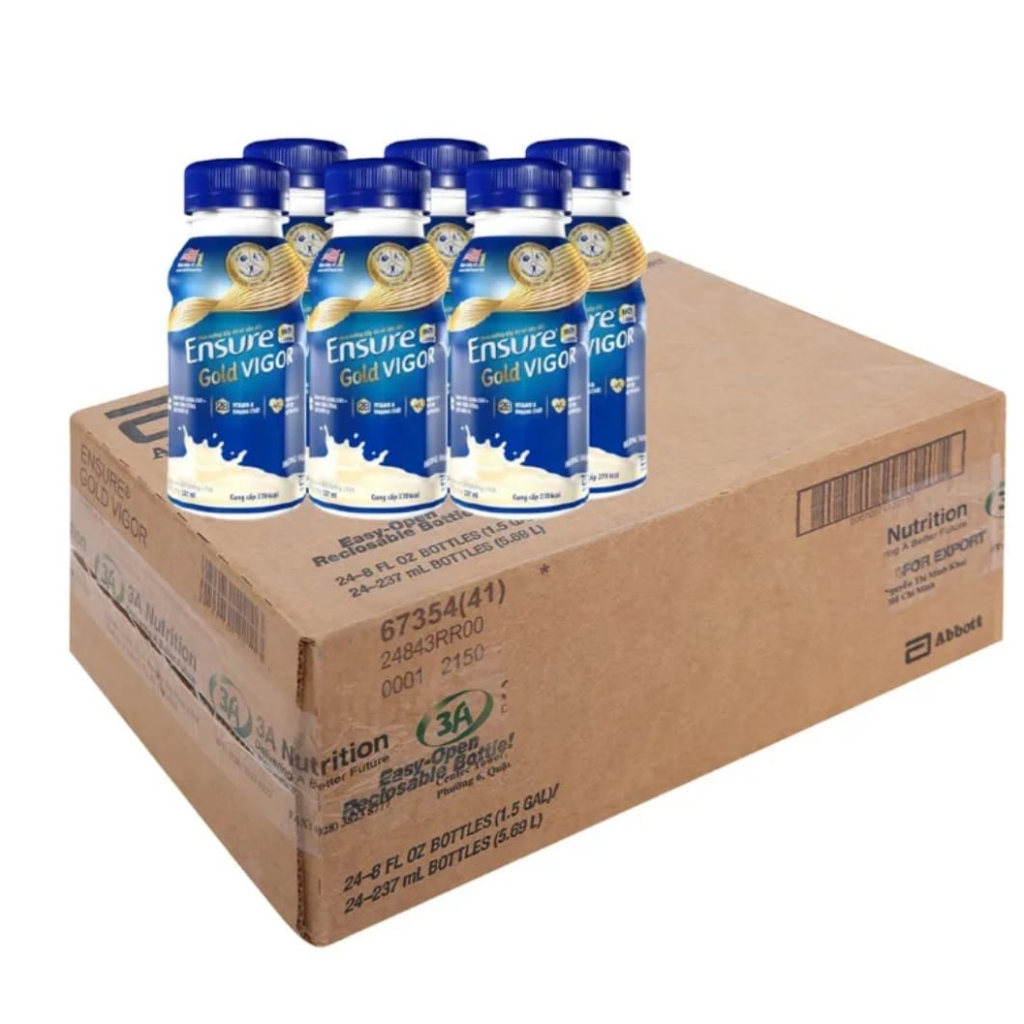 Thùng 24 chai Sữa nước Ensure Gold Vigor