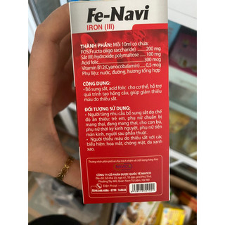 sắt nước  Fe-Navi