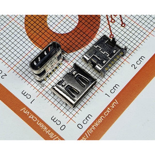 Cổng type c cái 6p 4 chân cố định usb 3.1 v2